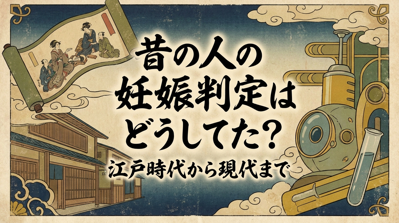 昔の人の妊娠判定はどうしてた？江戸時代から現代までの方法を解説！