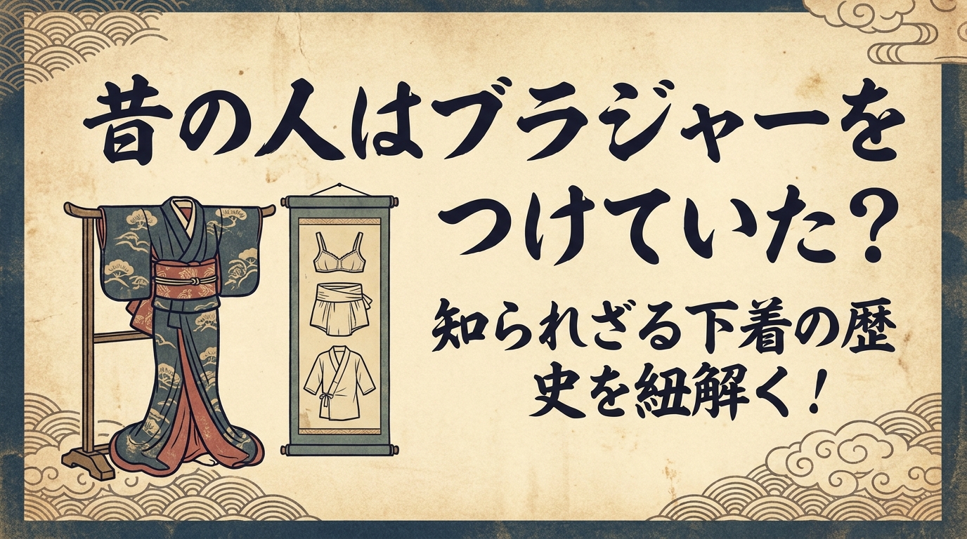 昔の人はブラジャーをつけていた？知られざる下着の歴史を紐解く！