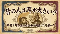 昔の人は耳が大きい？年齢で耳が変わる理由を調査した結果…！