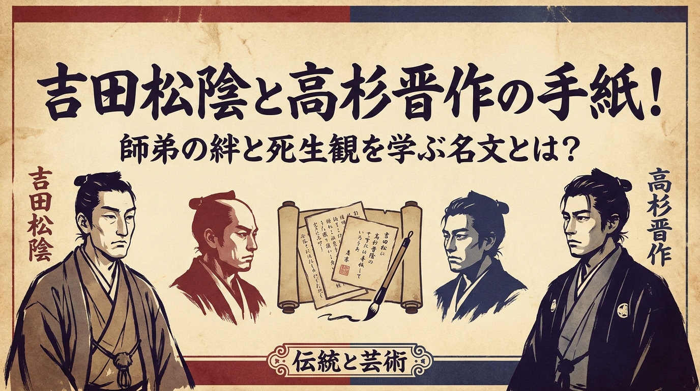 吉田松陰と高杉晋作の手紙！師弟の絆と死生観を学ぶ名文とは？