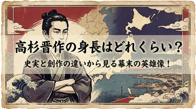 高杉晋作の身長はどれくらい？史実と創作の違いから見る幕末の英雄像！