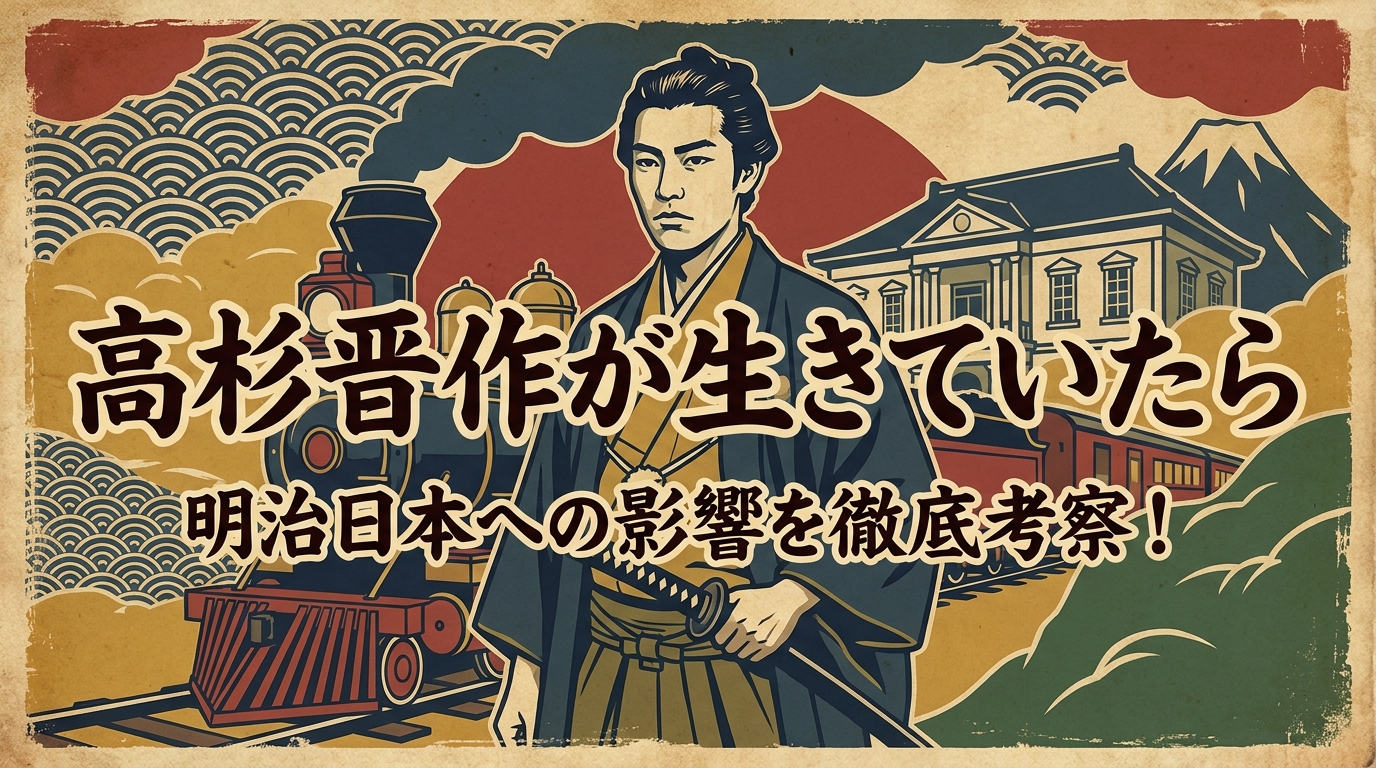 高杉晋作が生きていたらどうなった？明治日本への影響を徹底考察！