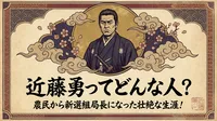 近藤勇ってどんな人？農民から新選組局長になった壮絶な生涯！