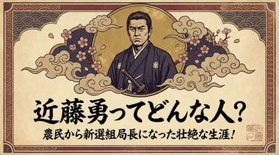 近藤勇ってどんな人？農民から新選組局長になった壮絶な生涯！