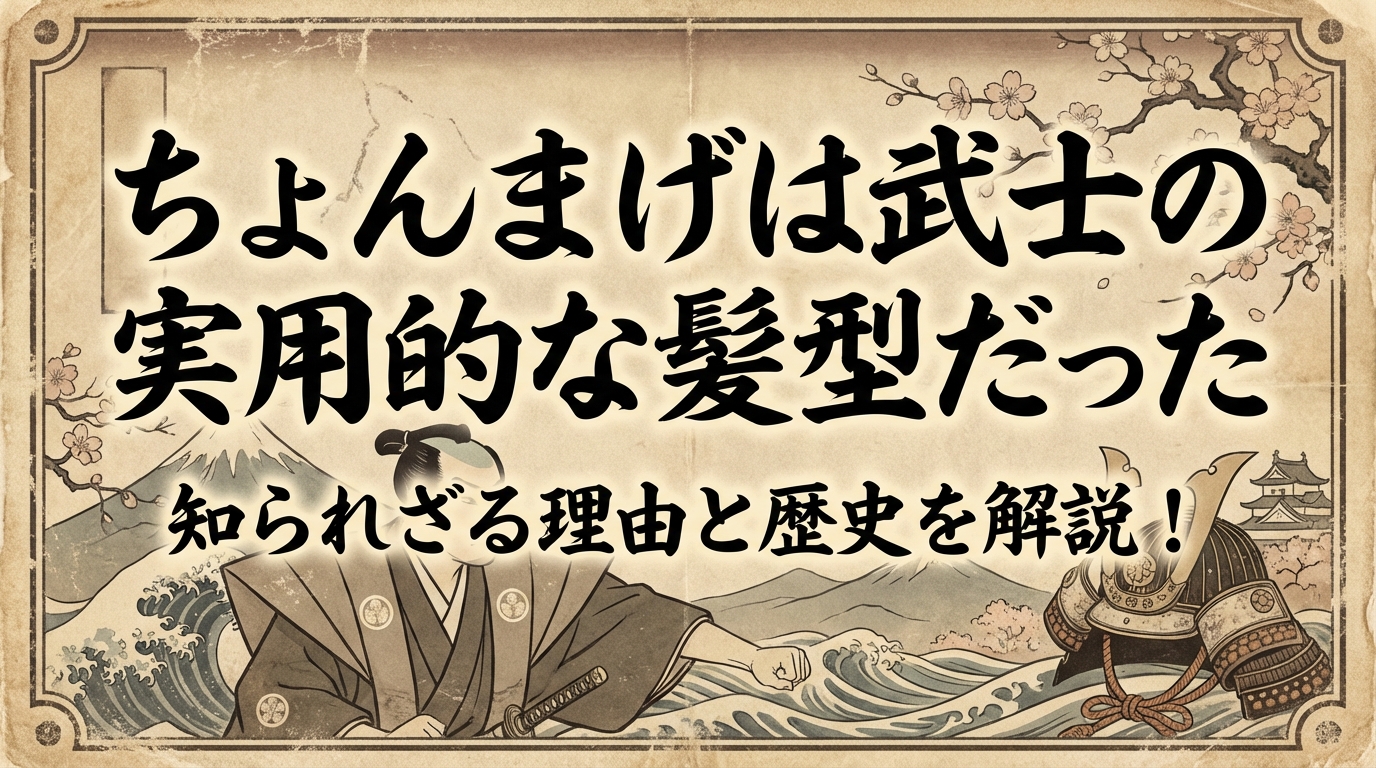 ちょんまげは武士の実用的な髪型だった